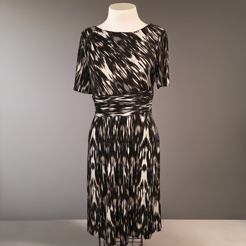 Antonio Melani Jersey Fit & Flare Midi Dress Size 10